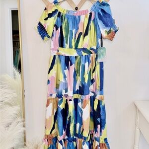 True Destinations Off-Shoulder Swim Coverup